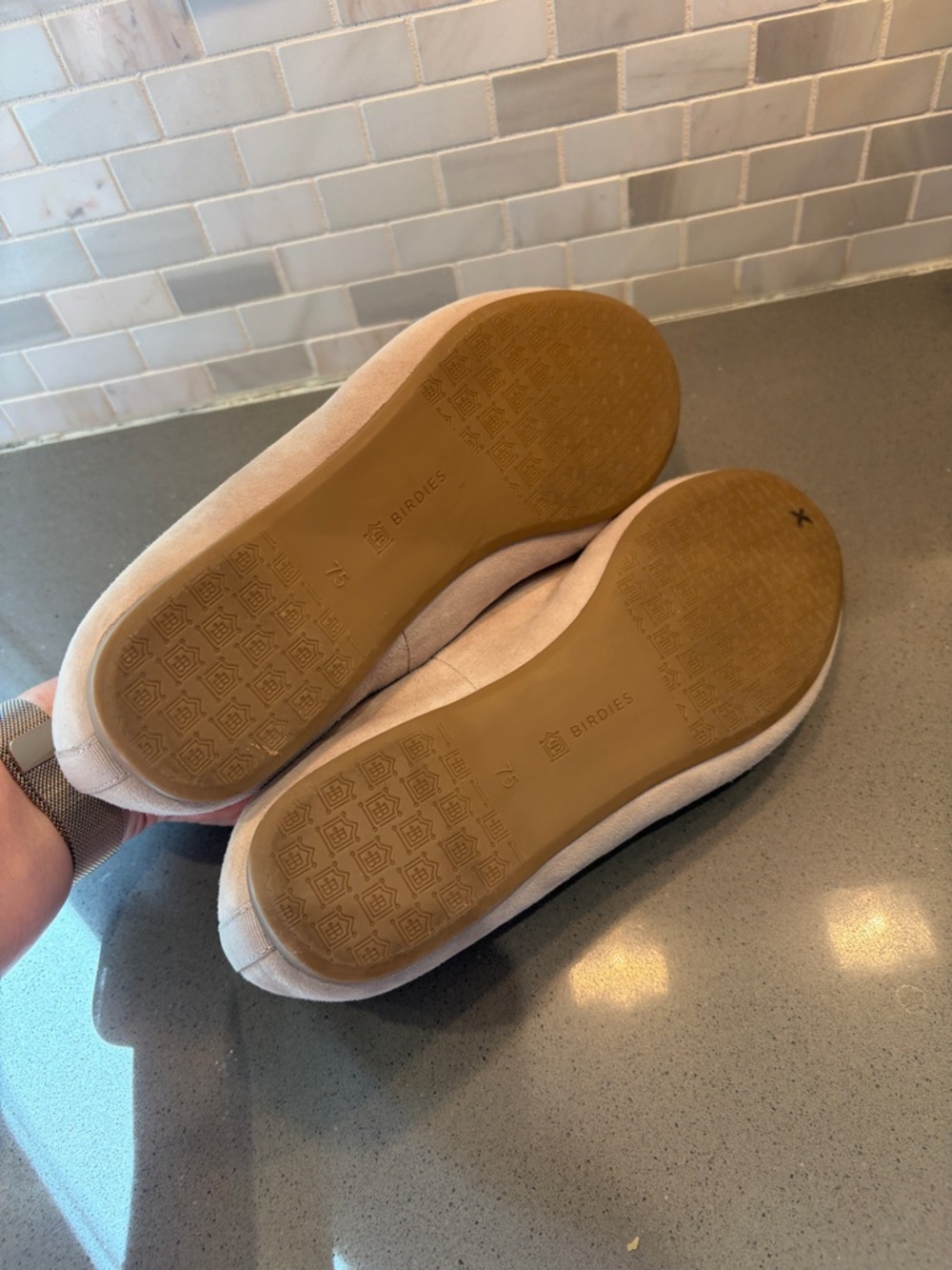 Birdies Starling Suede Women’s Slip-On Loafer in Latte size 7.5 - Picture 8 of 9
